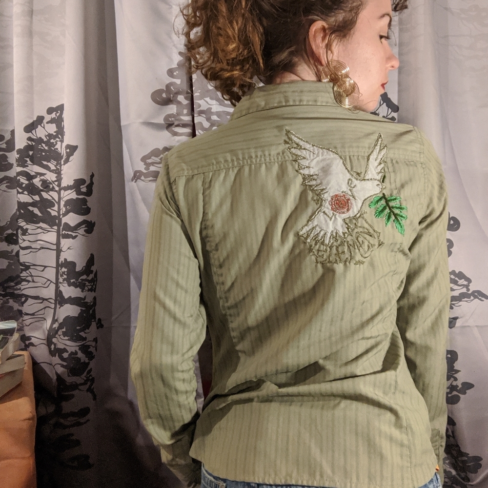 Element Embroidered Button Down - image 2